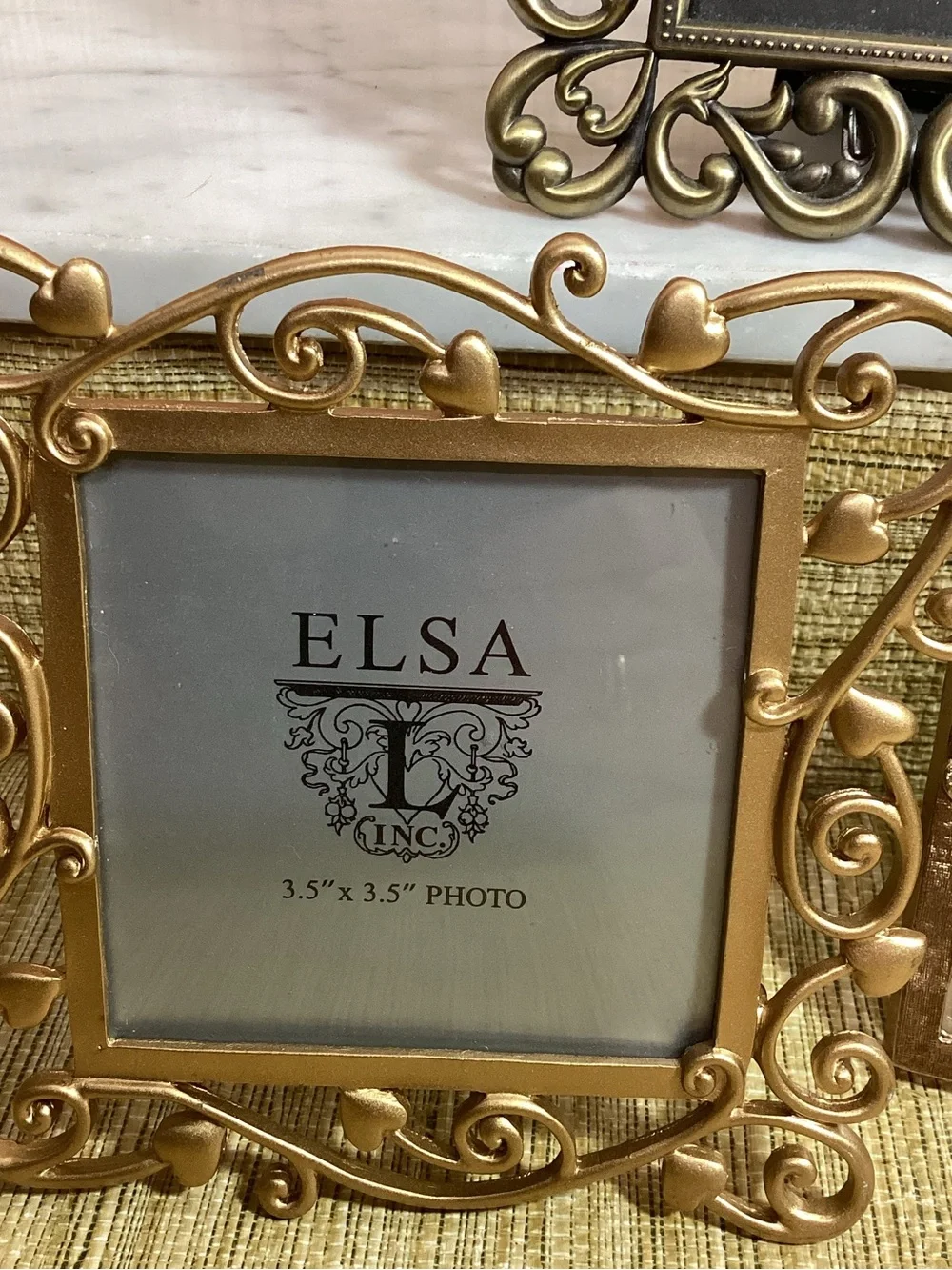 ELSA Gold Ornate Photo Frame - Elegant Home Accent
